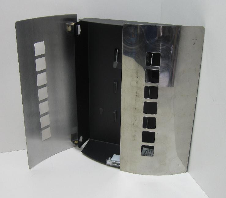 Schlüsselkasten, Edelstahl Schlüssel Kasten mit Magnetschloss und Haken