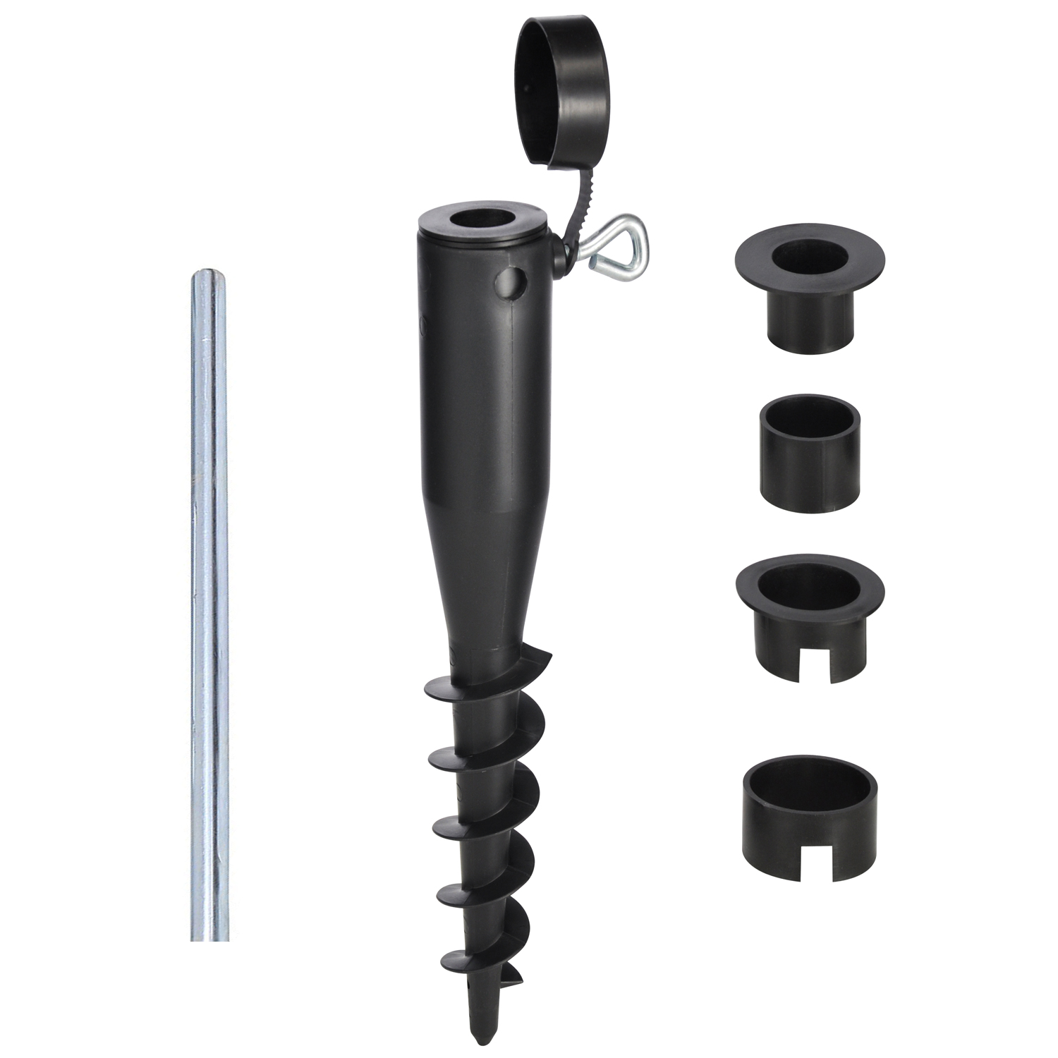 Sonnenschirmhalter Bodenhülse Erdspieß Strand Schirmhalter Masthalter